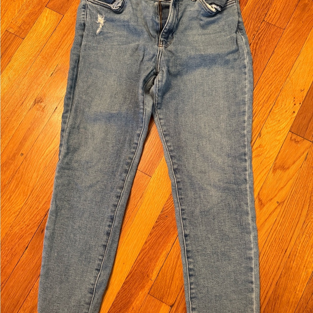 Just Black Blue Skinny Jeans Versatile Denim